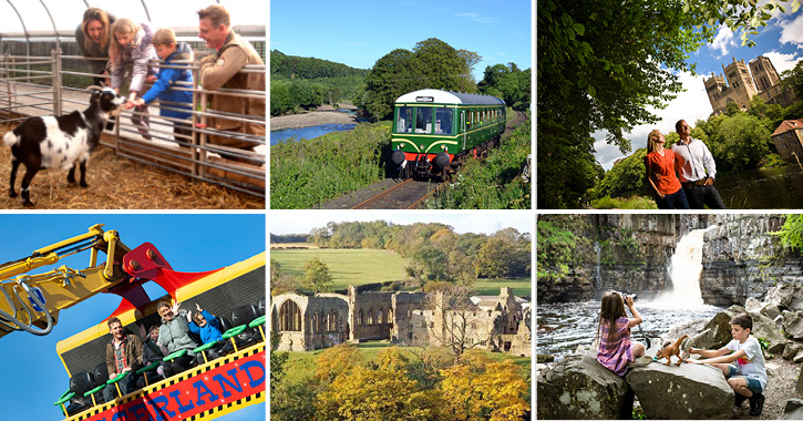 Different summer activities in County Durham.